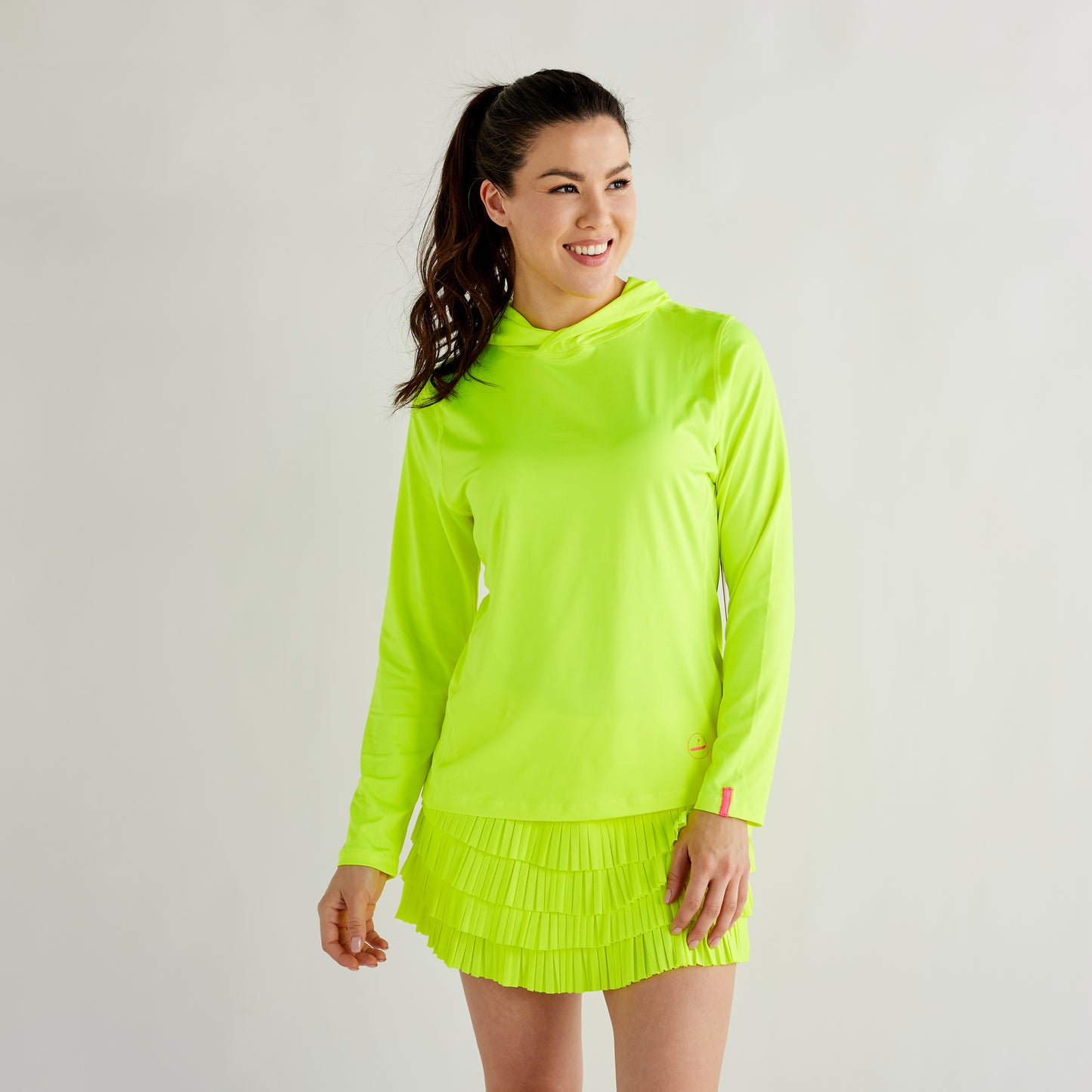 Performance Hoodie Neon Yellow Catch + Club