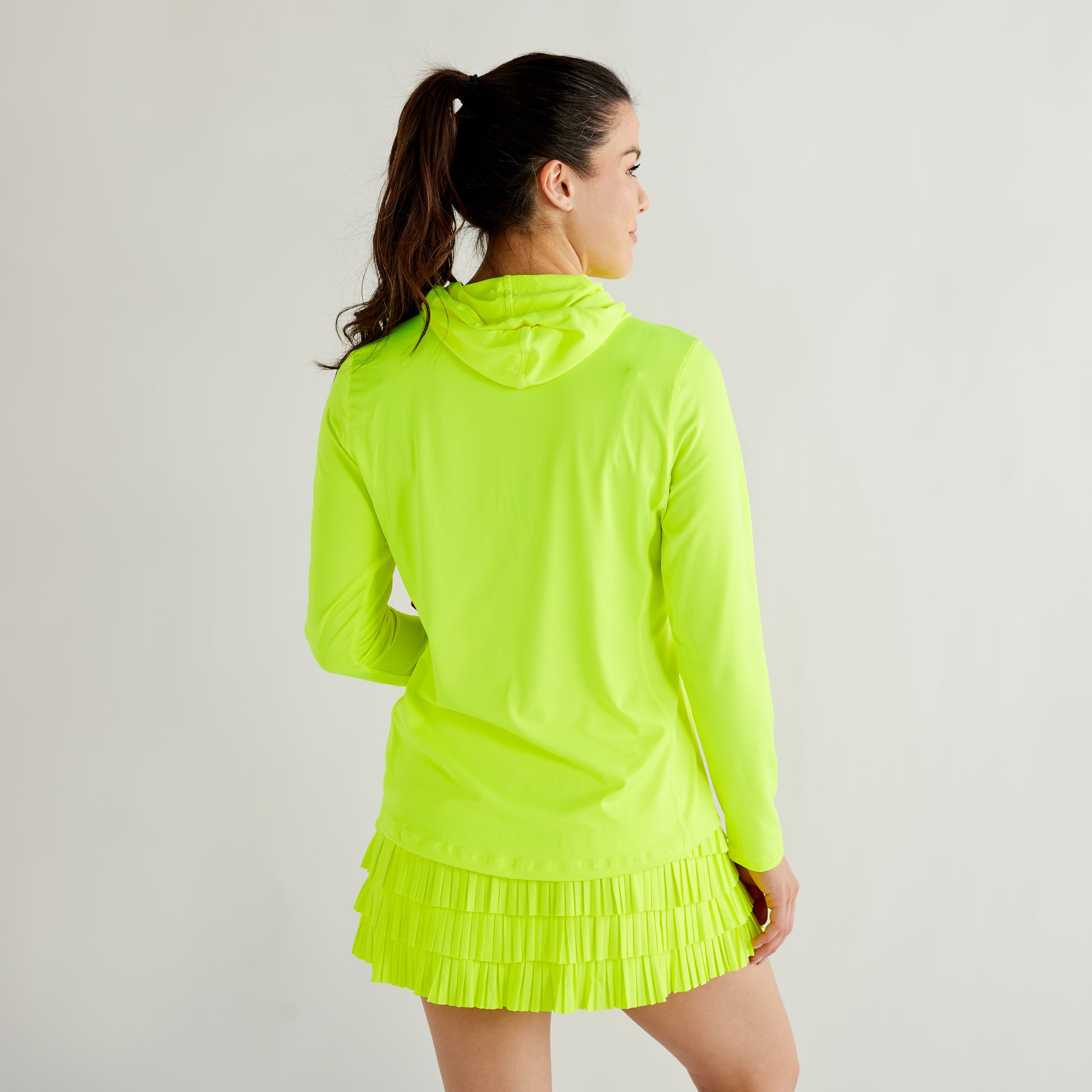 Performance Hoodie Neon Yellow Catch + Club